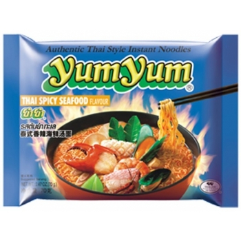 YumYum Spicy Seafood  Scharfe Meeresfrüchte 70g Instant Nudelsuppe Ramen