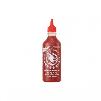 Chilli Soße ROT Sriracha Extra HOT CHILI Sauce 455ml Soße Sehr Scharf Flying Goose