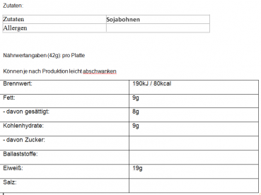 Tofublätter 200g Swallow Sailing