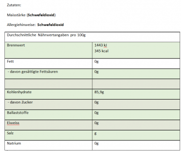 Maisstärke 420g Kingsford Corn Starch