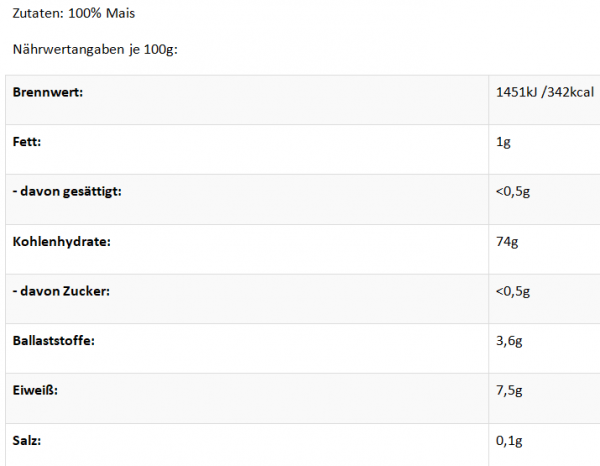 Maismehl (Grob) Polenta Fioretto Favera 1Kg